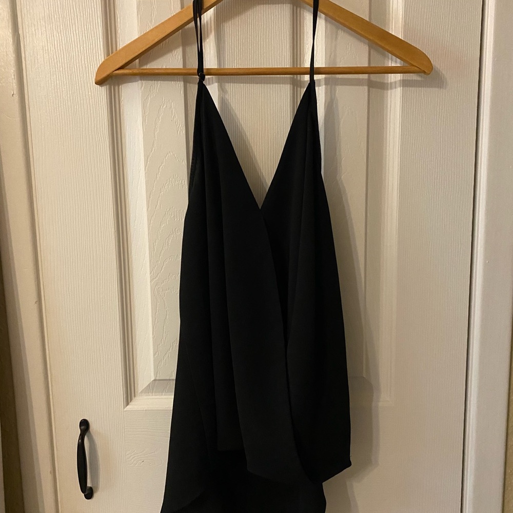 GENTLEFAWN Black Halter Top